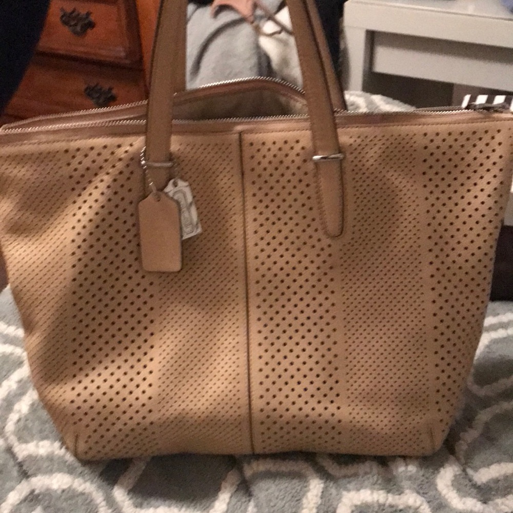 Authentic coach tote
